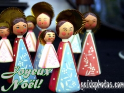 Fröhliche Weihnachten in verschiedenen Sprachen - Französisch