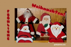 Weihnachtskarte Weihnachtsmann, Nikolaus, Santa Claus
