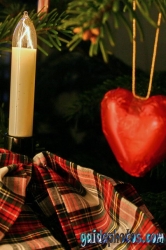 Weihnachtsbilder mit Herz zum selber basteln